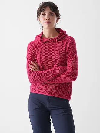 MERU | Giacca in pile da donna Calais con cappuccio | beere